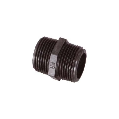 NIPLES (PP) FILETTATO MASCHIO MASCHIO IN POLIPROPILENE- - M 11/4 - 10 pezzi