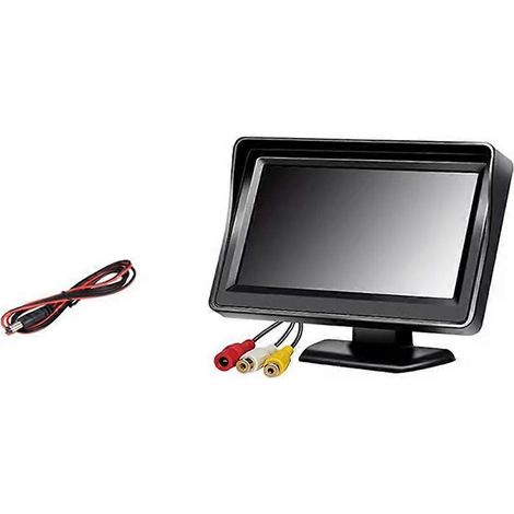 Caméra de recul grand angle avec écran LCD TFT 4,3 pouces ou moniteur étanche, vision nocturne, marche arrière et surveillance (1/5)