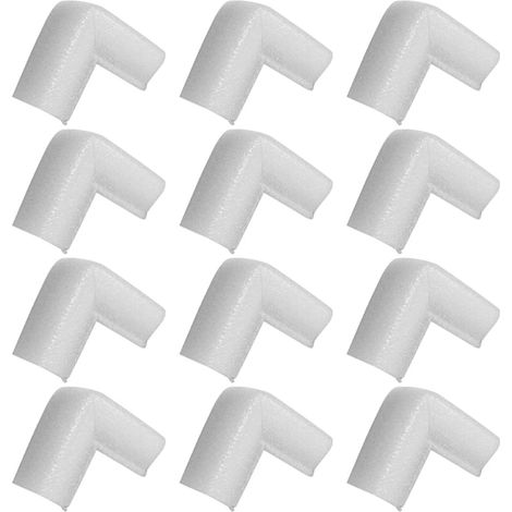 Lot de 50 Protections D'angle en Coton Perlé Blanc pour Cadres et Emballages de Meubles, Offrant une Stabilité Maximale Protection Polyvalente Lors de L'expédition (1/5)