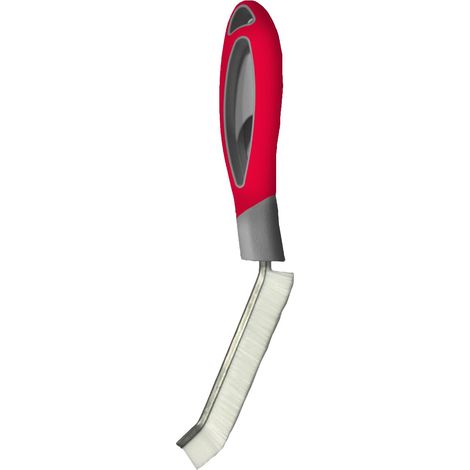 Essuyez les joints de sol avec poignée antidérapante, brosse pour joints de carrelage salle de bain, cuisine, intérieur, brosse pour nettoyer douche et fentes, atteint les coins et les espaces (1/5)