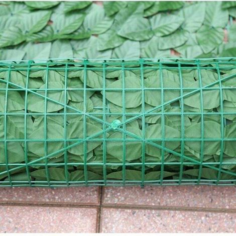 1 Clôture artificielle, lierre, 300x100 cm, PVC résistant aux UV, pour jardin, balcon (1/4)