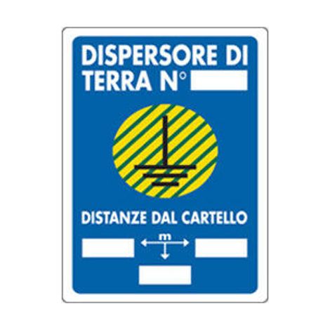 CARTELLI DISPERSORE DI TERRA