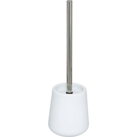 Brosse WC avec support en céramique Blanc mat - Five
