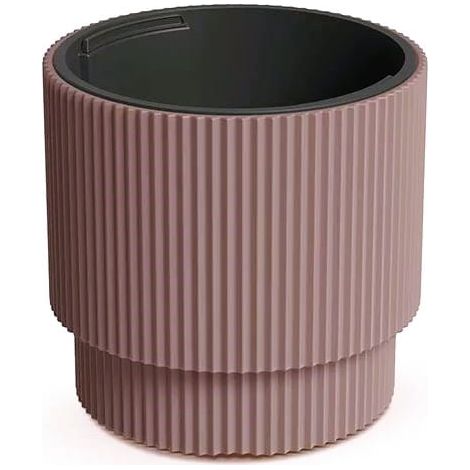 Milly Blumentopf, rosa Marsala, 40 cm, DBMIN400, + Prosperplast Einsatz (1/2)