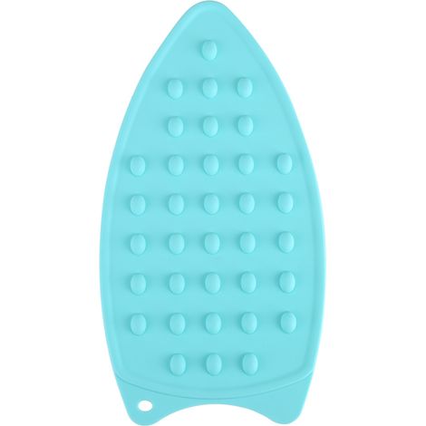 Tapis de repassage antidérapant en silicone vert, résistant à la chaleur, protection de sécurité pour fer à repasser (1/5)