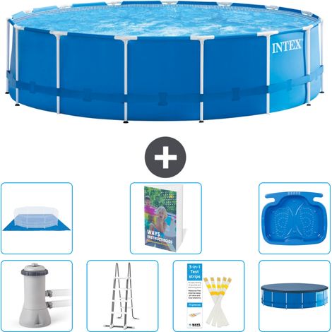 Intex Piscine Tubulaire Ronde - 457x122 cm - 8-pièces  S662