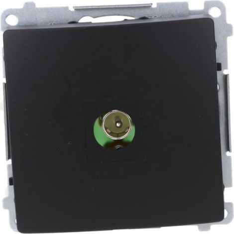 Simon Basic Einzelanschluss-Antennenbuchse (Modul) schwarz (ersetzt BMAK1.01/..) BMAK3.01/49