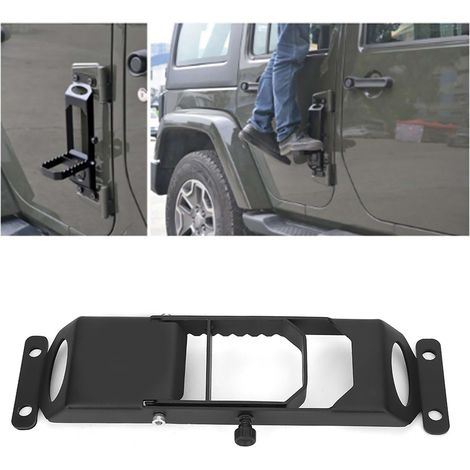 Repose-pieds rabattable pour voiture, marchepied latéral extérieur, pédale de porte compatible avec Jeep Wrangler JK 2007-2017 (1/5)