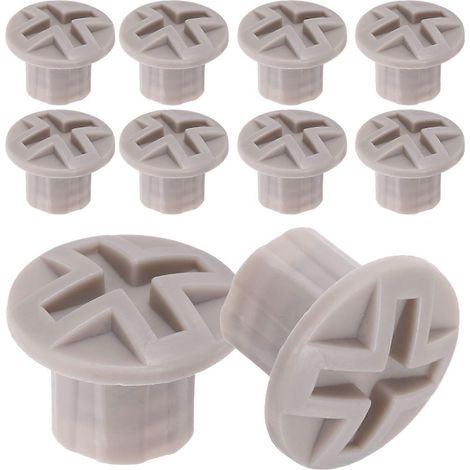 10er-Pack Schraubkappen für Kinderrutschen: Kunststoff-Schraubenabdeckungen zur Reparatur und zum Austausch von Kinderspielgeräten. Spielzubehör. Innendurchmesser: 1,5 cm. (1/5)