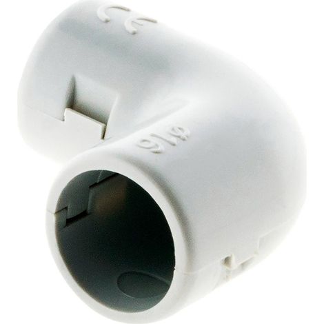 Winkel für Rohre Ø16mm grau Packung mit 3