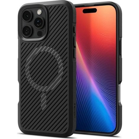 Custodia Spigen MagSafe nera per iPhone 16 Pro (1/5)