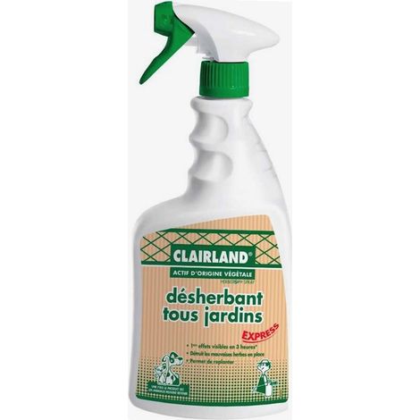 Désherbant naturel en pulvérisateur