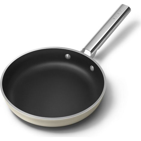 Poêle 24 cm crème mat - Smeg - FPF2402CRM (1/4)