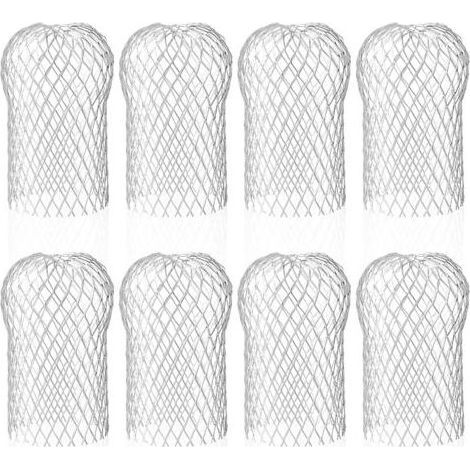 FENOPLASTICALot de 8 filtres de gouttière en aluminium – Protection contre débris – Dimensions 8.8x14.5cm – Réutilisables et durables (1/5)