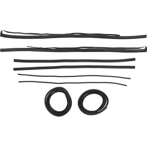 Kit d'étanchéité de portière auto 6 pièces, réduction du bruit de vent, bande d'étanchéité souple pour piliers A et B, remplacement pour Tesla Model 3 Y (1/5)