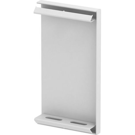 OBO Bettermann Pieza final 70x130x10 Acero blanco puro RAL 9010, 6277270
