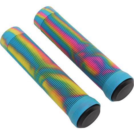 1 Paire de Manchons de Guidon Antidérapants 22.2mm pour Vélo Tout Terrain, Poignées VTT Jaune-Vert Protectrices
