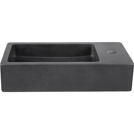Differnz Hura Lavabo WC - 40x22x9cm - basalte - anthracite