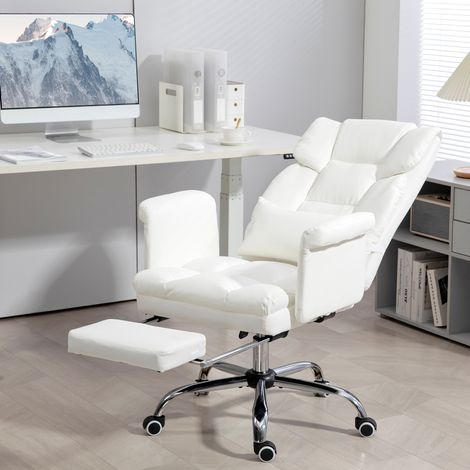 Bürostuhl ergonomisch mit Fußstütze höhenverstellbar OKMYHOME (1/4)
