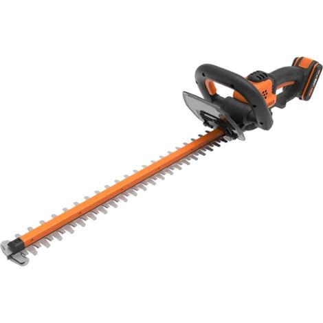Taille-haie sans fil Worx WG264E 20 volts avec batterie 2 Ah et chargeur rapide pour la taille de haies de 56 cm (1/4)