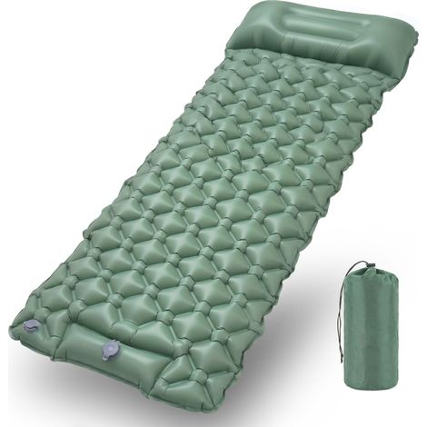 0.65kg Ultra-Fin Design Ergonomique Matelas Gonflable Camping (1/5)