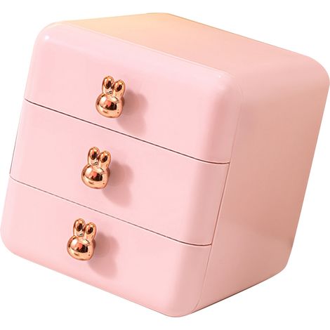 Bureau tiroir bijoux accessoires cheveux boîte rangement divers organisateur table chambre dortoir bureau (1/5)