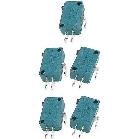Micro-interrupteur KW7-0 à contact argenté et indicateur lumineux pour porte de four à micro-ondes/cuiseur à riz (5 pièces)