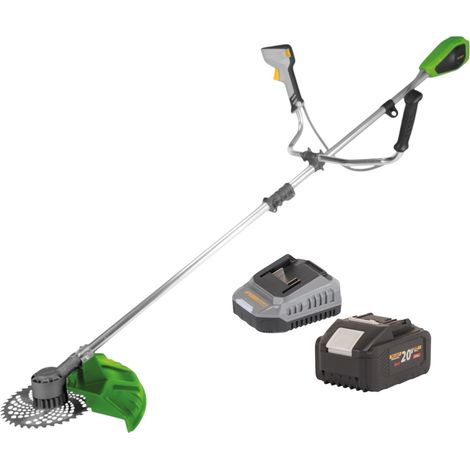 Desbrozadora a batería Procraft PTA-31-BB de 20 V, 420 mm, sin escobillas + 1 batería de 8,0 Ah + cargador (1/3)