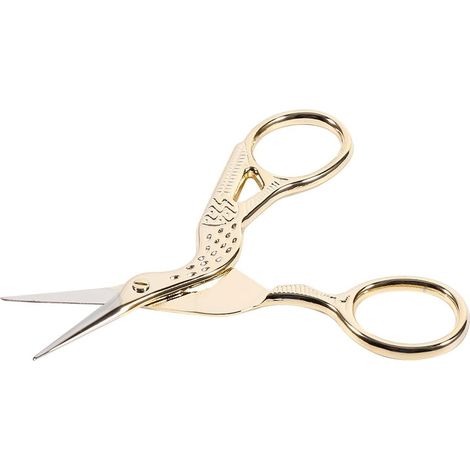 Ciseaux à broder vintage en acier inoxydable pour couture et travaux de fil accessoire de précision (1/5)