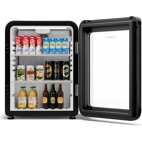 Klarstein Nevera para bebidas Audrey Evo diseño retro puerta de cristal 65 L CEE C (1/5)