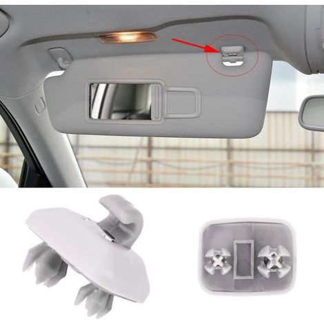 MEIHE Pince à crochet pare-soleil intérieur pour Audi A1 A3 S3 A4 S4 A5 S5 Q3 Q5 TT Quattro 8E0857562A (1/3)