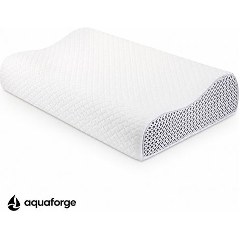 Almofada Cervical Ergonómica Espuma Viscoelástica Respirável 60 x 35 cm (1/5)