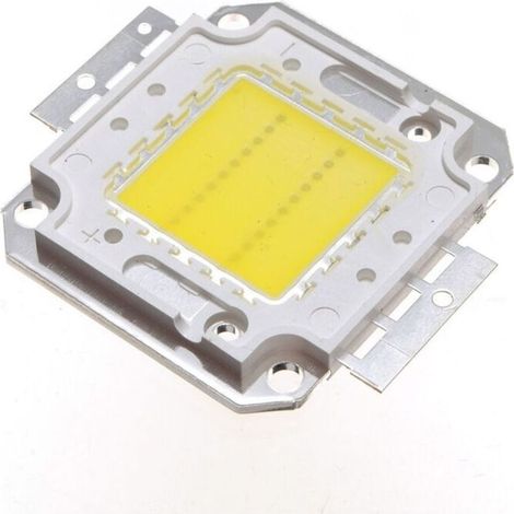 YMYNY Puce LED pour projecteur extérieur, lumière chaude et froide, remplacement haute puissance - Blanc chaud - 10 watts