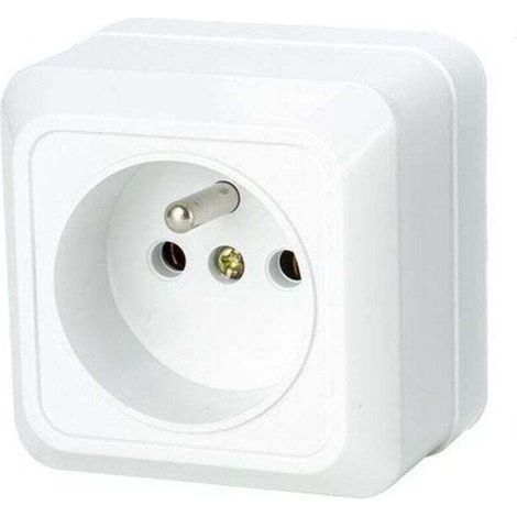 Europäischer Standardstecker (französischer Standard), hitzebeständig und vielseitig, weiß