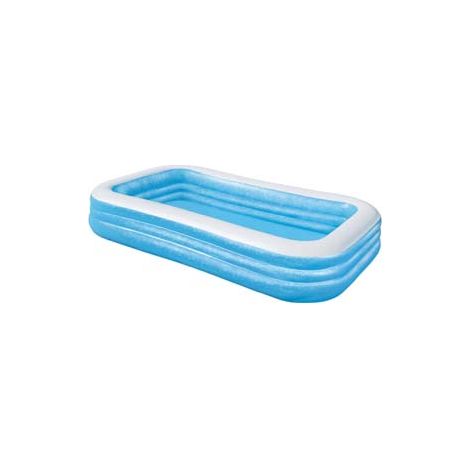 PISCINA GONFIABILE FAMILY RETTANGOLARE 3 ANELLI  +6 ANNI  cm.305x183x56h. Kg.7,800 (art.54009)    BESTWAY