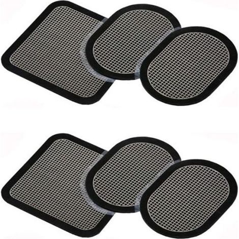 6 Électrodes de Ceinture,Compatible avec Abs Series, 2 set Électrode de Rechange pour Slendertone Ceintures Musculation (1/4)