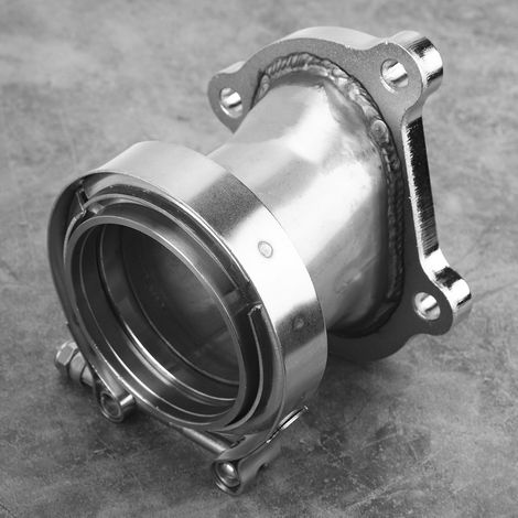 3-Zoll-Turbolader-Downpipe-Flansch, Edelstahl-Auslass-V-Band-Dichtung, passend für Toyota (1/5)