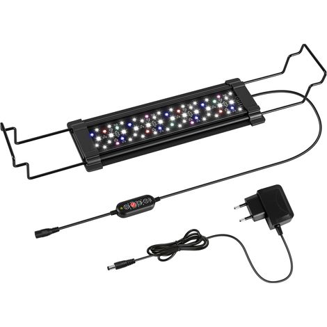 Randaco Farbige LED-Lampe für Aquarien 10 W mit Halterung und Zeitschaltuhr (1/5)