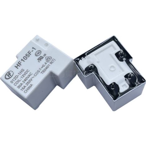 Hongfa HF105F-1/012D-1HS 12V 30° 90° Relay JQX-105F/012D-1HS Normally Open