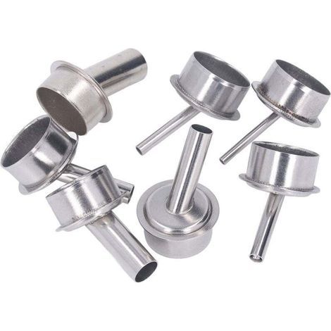 Kit 7 Buses pour Pistolet à Air Chaud 861DW - Acier Inoxydable (3-12mm) - Compatible Station de Soudage - Accessoires Professionnels (1/4)