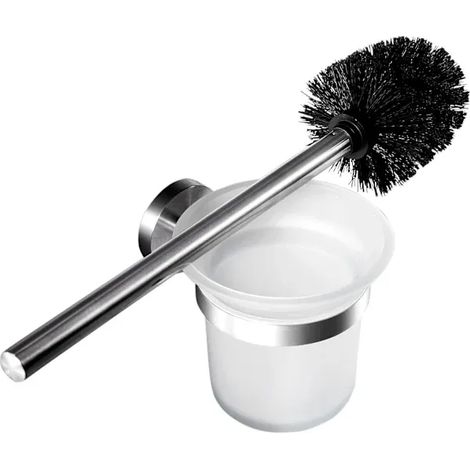 /EA/ Esclusivo porta scopino per WC in acciaio inox Set scopino per WC (1/2)