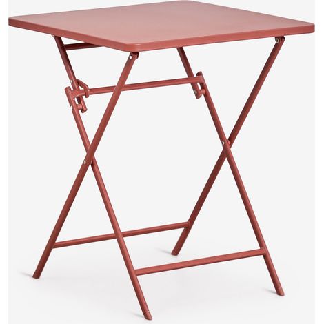 Mesa de cocina cuadrada 60x60 cm plegable en acero Tamarit SKLUM (1/5)
