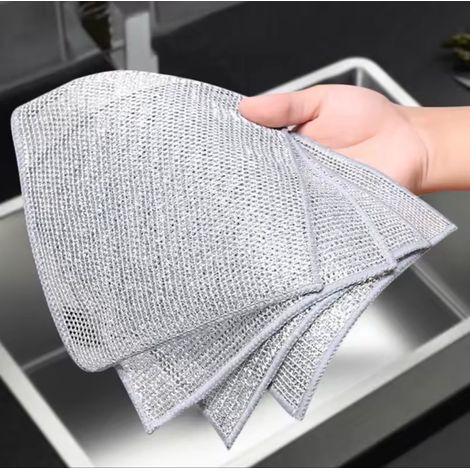 Chiffon à ficelle - 10 pièces - multifonction - non rayant - nylon — en pe, pour usage quotidien et cadeau ideal (1/4)