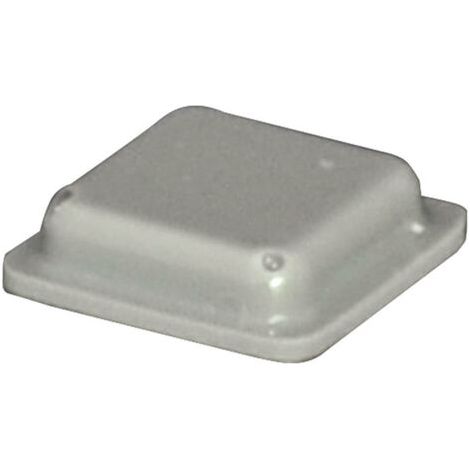 Pied d'appareil TOOLCRAFT PD2100G autocollant, carré gris (L x l x H) 10 x 10 x 2.5 mm 1 pc(s) W79327 (1/3)