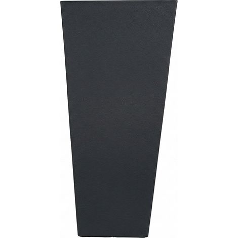 Vaso Alto cm 70 Nero in Poliresina e Polvere di Pietra Effetto Grafite Fioriera Moderna per Interno ed Esterno Design Elegante con Foro di Drenaggio Design Moderno