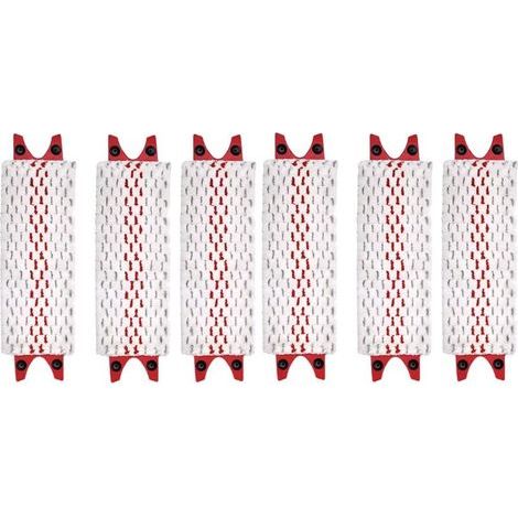 Lot de 6 têtes de Balai Plates en Microfibre compatibles avec Vileda Ultramax (1/5)