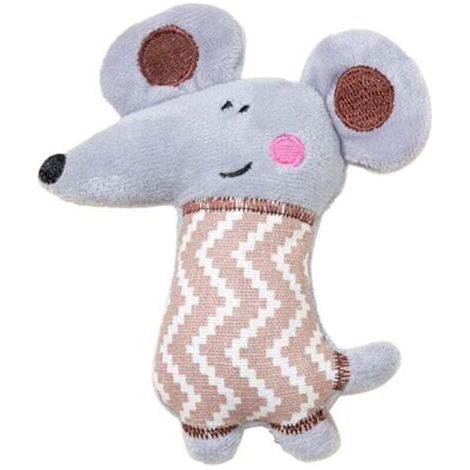 Plush Cat Toy: Interactive Scratching Game for Kids Birthday, Soft Multicolor Valentine's Day Gift (1/4)
