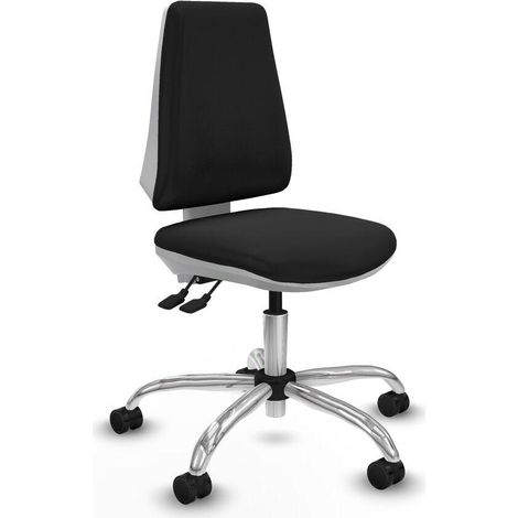 Piqueras y Crespo B00056N Silla de oficina negra ergonómica
