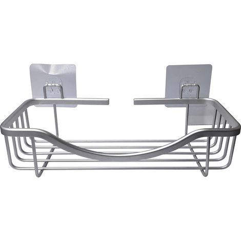 Panier de Douche Adhésif "Filaire" 28cm Chrome