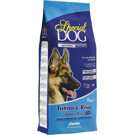 Crocchette per Cani Tonno e Riso Monge Special Dog 15 kg
